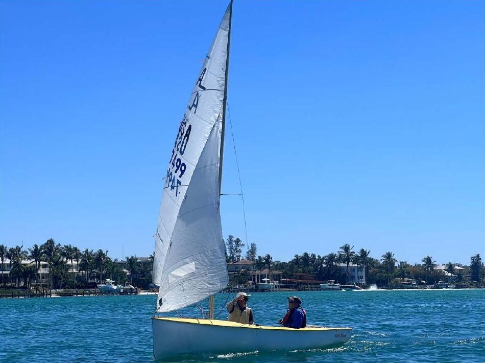 Dave Huber and Chris Maslowski sailing