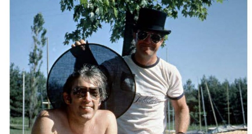 David Weaver and George Roth in 1983 at the Conestoga Sailing Club