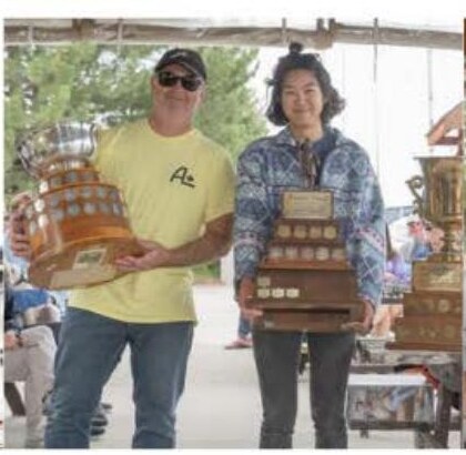 Darren Monster and Mabel Chan, the champions