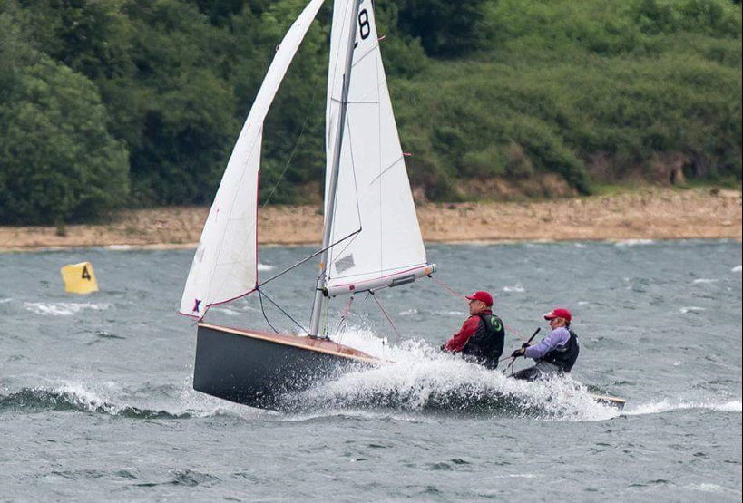 Fleet racing at the Inland Championships, Carsington