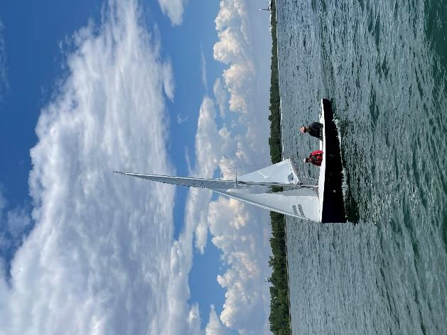 An Albacore sailing on Lake Ontario