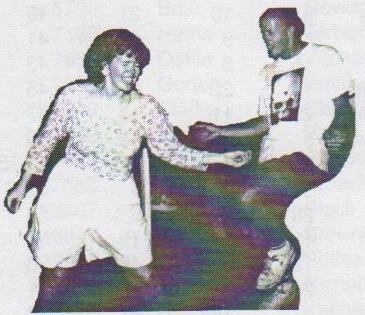 Karen Marshall and Tim Broughton dancing