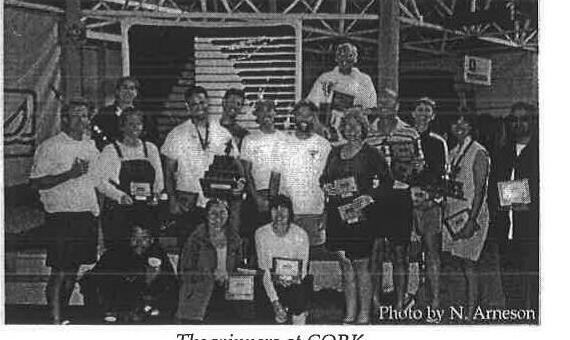 The winners at CORK, group photo with trophies