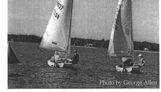 Two Albacores racing at Rehoboth