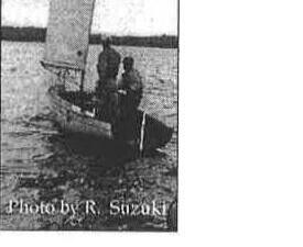 An Albacore Youth sailor. Photo by R. Suzuki