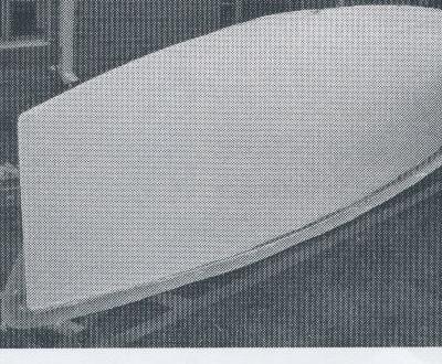 Prototype with sanded duratec fairing primer