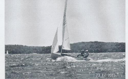 An Albacore sailing near Parry Sound, dated July 23, 2005