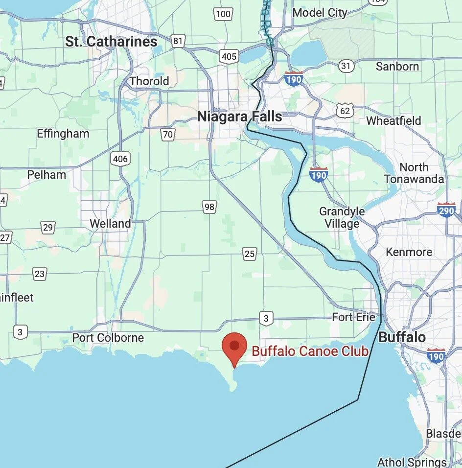 Buffalo Canoe Club location map